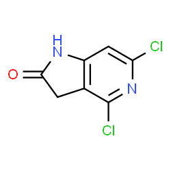 4,6-Dichloro-1,3-dihydro-2H-pyrrolo[3,2-c]pyridin-2-one Structure