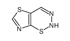 2H-Thiazolo[5,4-e]-1,2,3-thiadiazine (9CI) Structure