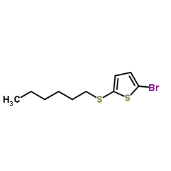 2-Bromo-5-(hexylsulfanyl)thiophene Structure