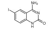 4-amino-6-iodo-2(1H)-quinazolinone结构式