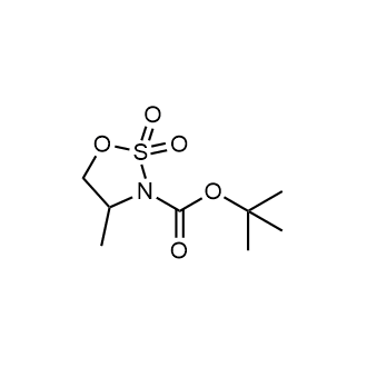 tert-Butyl 4-methyl-1,2,3-oxathiazolidine-3-carboxylate 2,2-dioxide picture