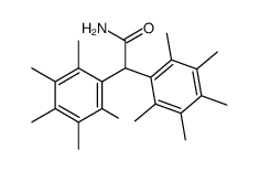 Bis(pentamethylphenyl)acetamide Structure