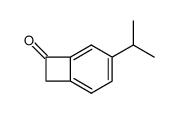 Bicyclo[4.2.0]octa-1,3,5-trien-7-one, 4-(1-methylethyl)- (9CI) structure