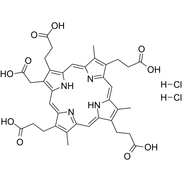 Pentacarboxylporphyrin I dihydrochloride picture