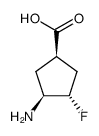 Cyclopentanecarboxylic acid, 3-amino-4-fluoro-, (1alpha,3alpha,4beta)- (9CI) picture