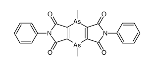 N,N'-diphenyl-1,4-dihydro-1,4-diarsininetetracarboxylic acid diimide Structure