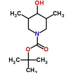 tert-butyl 4-hydroxy-3,5-dimethylpiperidine-1-carboxylate Structure