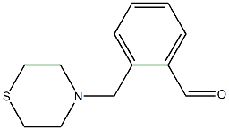 2-(thiomorpholin-4-ylmethyl)benzaldehyde Structure