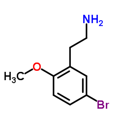 2-(5-Bromo-2-methoxyphenyl)ethanamine Structure