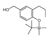 [4-[tert-butyl(dimethyl)silyl]oxy-3-propylphenyl]methanol Structure