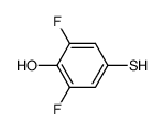 Phenol, 2,6-difluoro-4-mercapto- (9CI)结构式