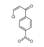 (E)-β-Chloro-4'-nitroacrylophenone Structure