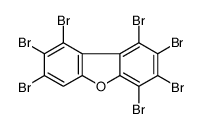 1,2,3,4,7,8,9-heptabromodibenzofuran结构式