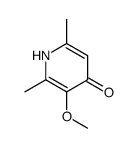 3-methoxy-2,6-dimethyl-1H-pyridin-4-one结构式