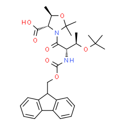 Fmoc-Thr(tBu)-Thr(Psi(Me,Me)pro)-OH structure