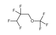 1,1,2,2-Tetrafluoro-3-(trifluoromethoxy)propane Structure