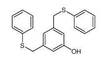 3,5-bis(phenylsulfanylmethyl)phenol结构式