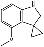 4'-METHOXYSPIRO[CYCLOPROPANE-1,3'-INDOLINE] Structure