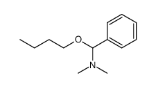 (α-butoxy-benzyl)-dimethyl-amine Structure