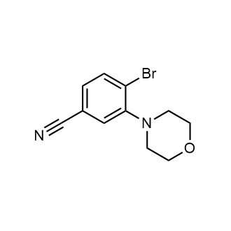 4-Bromo-3-morpholinobenzonitrile picture