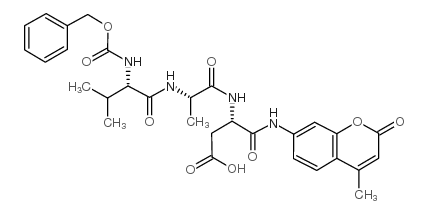 Z-Val-Ala-Asp-AMC structure