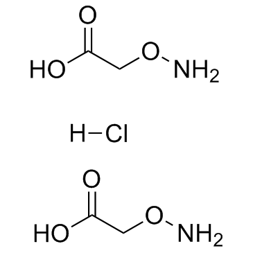 Aminooxyacetic acid hemihydrochloride structure