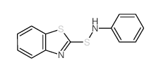 Benzenamine,N-(2-benzothiazolylthio)-结构式