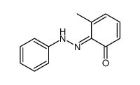 (6E)-5-methyl-6-(phenylhydrazinylidene)cyclohexa-2,4-dien-1-one Structure