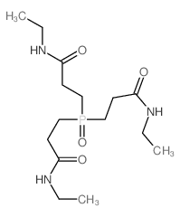 3-[bis[2-(ethylcarbamoyl)ethyl]phosphoryl]-N-ethyl-propanamide Structure