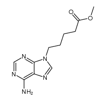 4-(N9-adenin)-methylbutanoate Structure