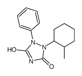 1-(2-methylcyclohexyl)-2-phenyl-1,2,4-triazolidine-3,5-dione结构式