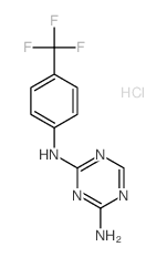 1,3,5-Triazine-2,4-diamine,N2-[4-(trifluoromethyl)phenyl]-, hydrochloride (1:1) picture