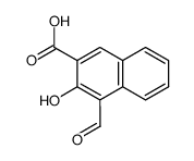 2-Hydroxy-3-carboxy-1-naphthaldehyd结构式