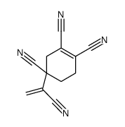 4-(1-cyanoethenyl)cyclohexene-1,2,4-tricarbonitrile Structure