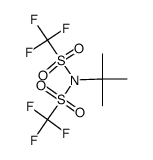 N-(tert-butyl)-1,1,1-trifluoro-N-((trifluoromethyl)sulfonyl)methanesulfonamide结构式