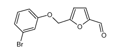 5-((3-bromophenoxy)methyl)furan-2-carbaldehyde Structure