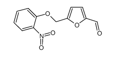 5-((2-nitrophenoxy)methyl)furan-2-carbaldehyde Structure