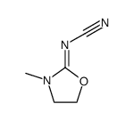 2-cyanoimido-3-methyl-1,3-oxazolidine Structure