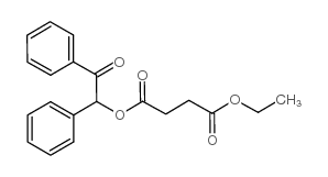 1-乙基 4-(2-氧代-1,2-二苯基乙基)琥珀酸结构式