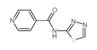 4-Pyridinecarboxamide, N-1,3,4-thiadiazol-2-yl- structure