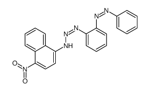 N-[(4-nitronaphthalen-1-yl)diazenyl]-2-phenyldiazenylaniline结构式