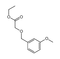 ethyl 2-[(3-methoxyphenyl)methoxy]acetate Structure