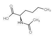 2-Acetamidohexanoic acid Structure