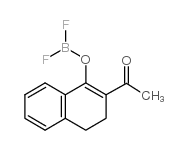 1-(1-(difluoroboryl)oxy-3,4-dihydro-naphthalen-2-yl)-ethanone inner complex结构式