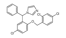 1-[5-chloro-2-(2,4-dichloro-benzyloxy)-benzhydryl]-1H-imidazole结构式