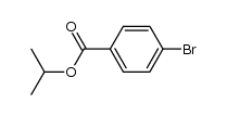 isopropyl 4-bromobenzoate结构式