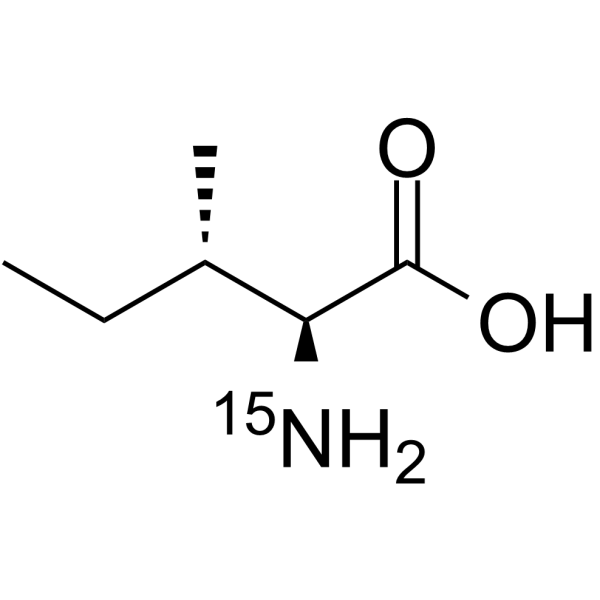 L-Isoleucine (15N) Structure