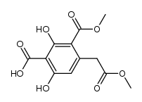 dimethyl 4-carboxy-3,5-dihydroxyhomophthalate结构式