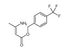 [4-(trifluoromethyl)phenyl]methyl 3-aminobut-2-enoate Structure