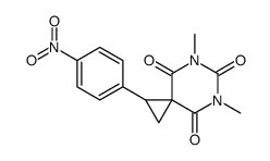 5,7-dimethyl-2-(4-nitrophenyl)-5,7-diazaspiro[2.5]octane-4,6,8-trione Structure